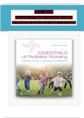 Test bank Essentials Of Pediatric Nursing 4th Edition Author&colon;Theresa Kyle&comma; Susan Carmen&comma; All Chapters 1 - 29&comma; Complete With Questions And Answers Latest Version