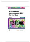 Test Bank for Fundamental Concepts and Skills for Nursing 6th Edition by Williams&comma; All Chapters 1-40 &vert; Complete Guide A&plus;