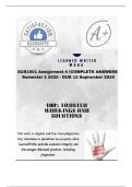  SUS1501 Assignment 4 &lpar;COMPLETE ANSWERS&rpar; Semester 2 2025 - DUE 12 September 2025&semi;100&percnt; trusted &comma;comprehensive and complete reliable solution with clear explanation