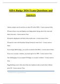 SIDA Badge 2026 Exam Questions and Answers