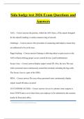 Sida badge test 2026 Exam Questions and Answers