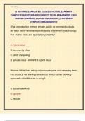 IS 303 FINAL EXAM LATEST 2025&sol;2026 ACTUAL EXAM WITH  COMPLETE QUESTIONS AND CORRECT DETAILED ANSWERS &lpar;100&percnt;  VERIFIED ANSWERS&rpar; &vert;ALREADY GRADED A&plus;&vert; &vert;&vert;PROFESSOR  VERIFIED&vert;&vert; &vert;&vert;BRANDNEW&excl;&excl;&excl;&vert;&vert; 
