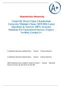 Chem120&comma; Week 5 Quiz Chamberlain University Multiple Choice 2025&sol;2026 Latest Questions & Answers 100&percnt; Accurate Solutions For Guaranteed Success &vert; Expert-Verified&comma; Graded A&plus;