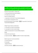 MN -Texas DSHS Jurisprudence Exam &vert;Latest Update with complete solutions&sol;100&percnt; Verified