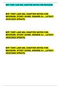 BPP TORT LAW GDL CHAPTER NOTES FOR REVISION  BPP TORT LAW GDL CHAPTER NOTES FOR  REVISION&period; STUDY GUIDE&period; GRADED A&plus;&period;&period; LATEST  2025&sol;2026 UPDATE&period;  BPP TORT LAW GDL CHAPTER NOTES FOR  REVISION&period; STUDY GUIDE&period; GRADED A&plus;&period;&period; LATEST  2025&sol;2026 UPDATE&period;  BPP TORT LAW G