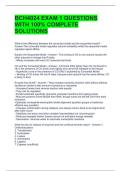 BCH4024 EXAM 1 QUESTIONS WITH 100&percnt; COMPLETE SOLUTIONS 