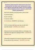 NEW MEXICO WATER OPERATOR CERTIFICATION EXAM&comma; STUDY  GUIDE AND PRACTICE EXAM LATEST 2025&sol;2026 ACTUAL EXAM  WITH COMPLETE QUESTIONS AND CORRECT DETAILED ANSWERS  &lpar;100&percnt; VERIFIED ANSWERS&rpar; &vert;ALREADY GRADED A&plus;&vert; &vert;&vert;PROFESSOR  VERIFIED&vert;&vert; &vert;&vert;BRANDNEW&excl;&excl;&excl;&vert;&vert; 