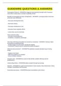 GUIDEWIRE QUESTIONS & ANSWERS