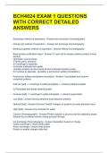 BCH4024 EXAM 1 QUESTIONS WITH CORRECT DETAILED ANSWERS 