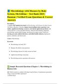  Microbiology with Diseases by Body System&comma; 5th Edition &ndash; Test Bank 2025 &vert; Bauman &vert; Verified Exam Questions & Correct Answers