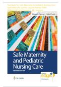 Test Bank for Safe Maternity & Pediatric Nursing Care 2nd Edition by Luanne Linnard-Palmer &vert;&vert;ISBN&colon; 9780803697348&vert;&vert;  Chapter 1-38&vert;ALL CHAPTERS&vert; LATEST UPDATED EDITION &vert;COMPLETE GUIDE A&plus;