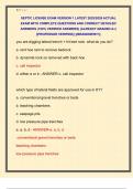 SEPTIC LICENSE EXAM VERSION 1 LATEST 2025&sol;2026 ACTUAL  EXAM WITH COMPLETE QUESTIONS AND CORRECT DETAILED  ANSWERS &lpar;100&percnt; VERIFIED ANSWERS&rpar; &vert;ALREADY GRADED A&plus;&vert;  &vert;&vert;PROFESSOR VERIFIED&vert;&vert; &vert;&vert;BRANDNEW&excl;&excl;&excl;&vert;&vert; 