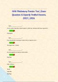 NHA Phlebotomy Practice Test &vert; Exam Questions & Expertly Verified Answers&comma; 2025 &vert; 2026&period;      