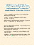 WGU D659 OA &vert; New 2025&sol;2026 Update Assessing and monitoring Student Learning Objective Assessment &vert; Questions with Verified Answers &vert; 100&percnt; Correct&vert; Graded A&period;