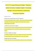 ACCT 211 Connect Homework Chapter 1 Solutions &ndash; Liberty University &vert; Complete Chapter 1 Accounting Principles&comma; Financial Statements&comma; and Business Transactions Explained