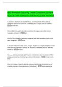 NET-Network Security Exam Questions &vert;Latest Update with complete solutions&sol;100&percnt; Verified