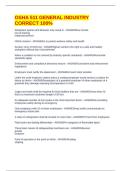OSHA 511 GENERAL INDUSTRY CORRECT 100&percnt;