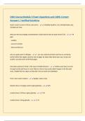 DMI Course Module 5 Exam Questions and 100&percnt; Correct Answers &vert; Verified Solutions