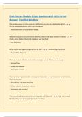 DMI Course - Module 3 Quiz Questions and 100&percnt; Correct Answers &vert; Verified Solutions