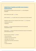 DMI102 Exam 2 Questions and 100&percnt; Correct Answers &vert; Verified Solutions