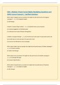 BUNDLE FOR DMI EXAMS ALL Questions with 100&percnt; Correct Answers &vert; Verified Solutions