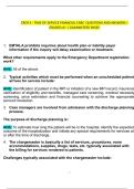 CRCR 3  2025- HFMA Time of Service Financial Care &vert; Complete Q&A &vert; Graded A&plus;