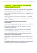 OSHA 511 GENERAL INDUSTRY - EXAM STUDY GUIDE 2025 LATEST UPDATE COMPLETE EXAM BUNDLE