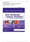 Test Bank For Oral Pathology for the Dental Hygienist&colon; With General Pathology Introductions 8th Edition by  Olga A&period; C&period; Ibsen&period; Latest 2025