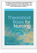 Test Bank For Theoretical Basis for Nursing&comma; 6th American Edition&comma; by Melanie McEwen&semi; Evelyn M&period; Wills&period; Complete solution 2025