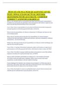 PENN STATE PGA PGM QUALIFYING LEVEL TEST &sol; FINAL EXAM &lpar;ACTUAL 2025&sol;2026&rpar; QUESTIONS WITH ACCURATE &vert; VERIFIED CORRECT ANSWERS&vert; GRADED A&plus;
