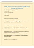 Florida 2-20 General Lines Exam Questions and 100&percnt; Correct Answers &vert; Verified Solutions
