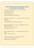 Florida 2-20 General Lines Insurance Questions and 100&percnt; Correct Answers &vert; Verified Solutions