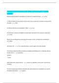 Forensic Science Questions with 100&percnt; Correct Answers &vert; Verified Solutions