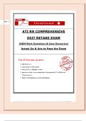 RN ATI Comprehensive Proctored Exit Retake Exam  2025&sol;2026 &vert; 180&plus; NGN Questions with Real Verified Answers & Rationales &vert; HealthStudyPro