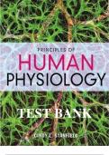 Test Bank for Principles of Human Physiology&comma; 6th Edition by Cindy Stanfield