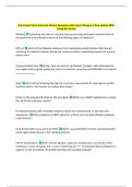 ACE Group Fitness Instructor Review Questions with Correct Answers &vert; New Update 100&percnt;  Solved &lpar;A&plus; Grade&rpar; 