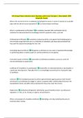 ACE Group Fitness Instructor Exam Questions with Correct Answers &vert; New Update 100&percnt;  Solved &lpar;A&plus; Grade&rpar; 