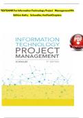 TEST BANK For Management Information Systems&comma; 11th Edition by Hossein Bidgoli&comma; Chapters 14