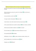 AEMA Cert Test Questions with Correct Answers&vert; Latest Update Guaranteed Success