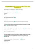 AEMA CERTIFICATION Exam Questions with Correct Answers&vert; Latest Update  Guaranteed Success 