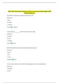 AHIST 1401 Study Guide Questions with Correct Answers&vert; New Update 100&percnt;  Verified &lpar;Grade A&plus;&rpar; 
