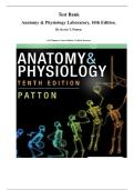 Test Bank Anatomy & Physiology&comma; 10th Edition&period; By Kevin T&period; Patton&period; &lpar;All Chapters&comma; Latest Edition&comma; Verified Answers&rpar;