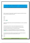 COLORADO PROPERTY INSURANCE EXAM 2025 QUESTIONS AND ANSWERS