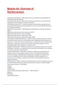 Module 4A&colon; Overview of Reinforcement Exam 2025&sol;2026 Questions With Completed Solutions&period;