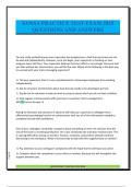 KOSSA PRACTICE TEST EXAM 2025 QUESTIONS AND ANSWERS