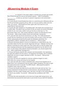 JBLearning Module 4 Exam 2025&sol;2026 Questions With Completed Solutions&period;