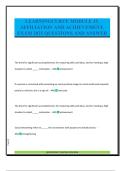 LEARNINGCURVE MODULE 35&period; AFFILIATION AND ACHIEVEMENT&period; EXAM 2025 QUESTIONS AND ANSWER