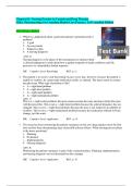 TESTBANK pharmacology for Canadian health care practice 3rd edition BY lilley 