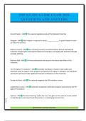 PSP STUDY GUIDE EXAM 2025 QUESTIONS AND ANSWERS