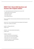 MN551 Unit 1 Exam 2025 Questions and  Answers with complete solution